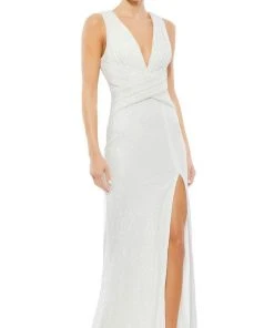 Ieena Duggal - 26598I Sequin Sheath Evening Dress