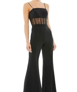 Ieena Duggal 26601 - Square Formal Jumpsuit | Couture Candy