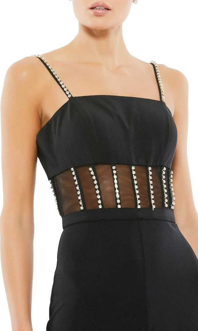 Ieena Duggal 26601 - Square Formal Jumpsuit | Couture Candy 5 Ieena Duggal 26601 - Square Formal Jumpsuit | Couture Candy