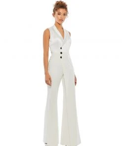 Ieena Duggal 26603 - V-Neck Formal Jumpsuit | Couture Candy 12 Ieena Duggal 26603 - V-Neck Formal Jumpsuit | Couture Candy