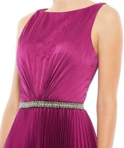 Ieena Duggal 26610 - Sleeveless With Belt Long Dress 7 Ieena Duggal 26610 - Sleeveless With Belt Long Dress