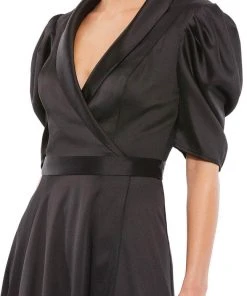 Ieena Duggal 26628 - Collared V-Neck A-Line Formal Dress