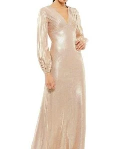 Ieena Duggal - 26650 Pleated Empire Glittered Gown