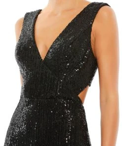 Ieena Duggal 26691 - Side Cutout Jumpsuit