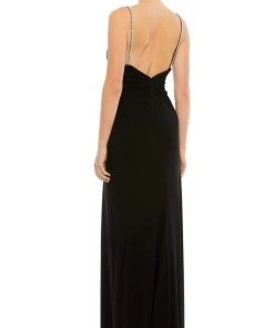 Ieena Duggal - 26695 Embellished Strap Wrap Gown 6 Ieena Duggal - 26695 Embellished Strap Wrap Gown