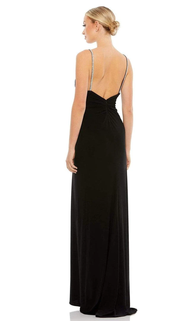 Ieena Duggal - 26695 Embellished Strap Wrap Gown 4 Ieena Duggal - 26695 Embellished Strap Wrap Gown
