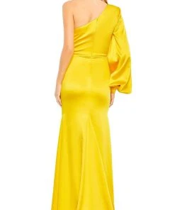 Ieena Duggal 26712 - Asymmetric Long Sleeved Evening Gown 12 Ieena Duggal 26712 - Asymmetric Long Sleeved Evening Gown