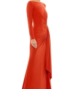 Ieena Duggal 26714 - Ruche Draped Sheath Evening Dress 8 Ieena Duggal 26714 - Ruche Draped Sheath Evening Dress