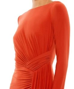 Ieena Duggal 26714 - Ruche Draped Sheath Evening Dress 9 Ieena Duggal 26714 - Ruche Draped Sheath Evening Dress