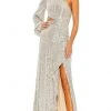 Ieena Duggal - 26730 Long Sleeve Allover Sequin Dress 2 Ieena Duggal - 26730 Long Sleeve Allover Sequin Dress