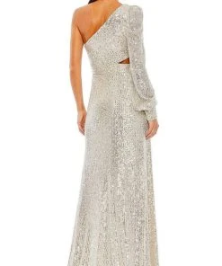 Ieena Duggal - 26730 Long Sleeve Allover Sequin Dress 6 Ieena Duggal - 26730 Long Sleeve Allover Sequin Dress