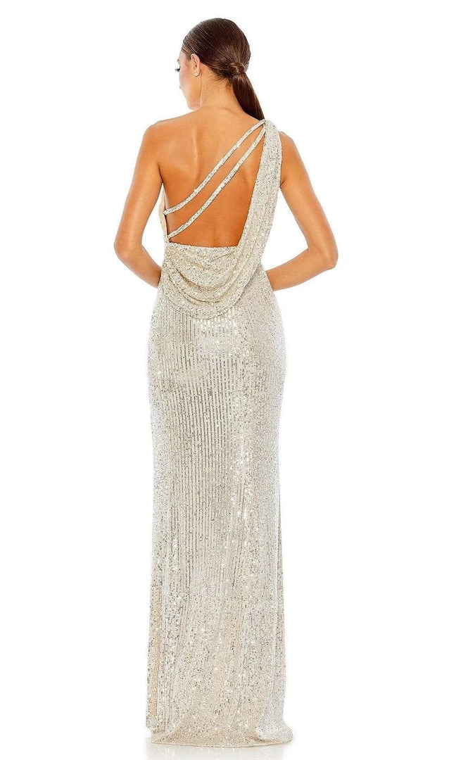 Ieena Duggal - 26990 Draped Back Sheath Gown 4 Ieena Duggal - 26990 Draped Back Sheath Gown