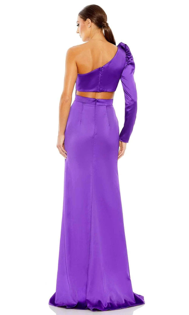 Ieena Duggal 49570 - One Puff Sleeve Long Dress 4 Ieena Duggal 49570 - One Puff Sleeve Long Dress