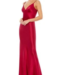 Ieena Duggal - 55333 Plunging V Neck Trumpet Dress