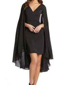 Ieena Duggal - 55358 Plunging V Neck Fitted Dress