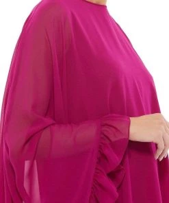 Ieena Duggal - 55407I Jewel Sheer Cape Dress 7 Ieena Duggal - 55407I Jewel Sheer Cape Dress