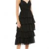Ieena Duggal 55437 - V-Neck Ruffle Tiered Formal Dress
