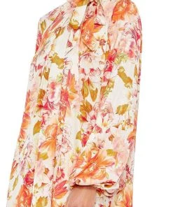 Ieena Duggal 55634 - Bishop Long Sleeve High Neck Short Dress