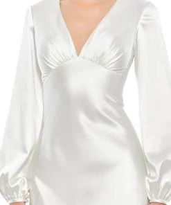 Ieena Duggal 55693 - Bishop Sleeve Evening Gown | Couture Candy