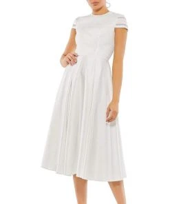 Ieena Duggal - 55699 Jewel Box-Pleated A-Line Dress 9 Ieena Duggal - 55699 Jewel Box-Pleated A-Line Dress