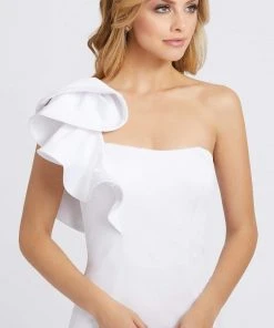 Ieena Duggal - 67156I Ruffled Cap Sleeve Long Mermaid Gown 8 Ieena Duggal - 67156I Ruffled Cap Sleeve Long Mermaid Gown