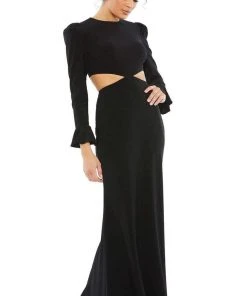 Ieena Duggal - 67944I Fitted Jewel Evening Dress