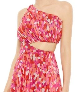 Ieena Duggal 9160 - Asymmetrical One Shoulder High - Low Dress 7 Ieena Duggal 9160 - Asymmetrical One Shoulder High - Low Dress