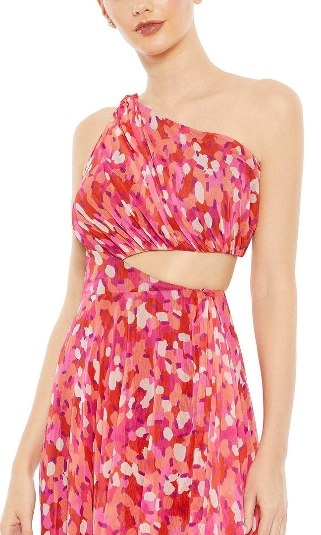 Ieena Duggal 9160 - Asymmetrical One Shoulder High - Low Dress 5 Ieena Duggal 9160 - Asymmetrical One Shoulder High - Low Dress