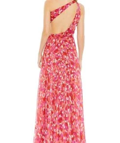 Ieena Duggal 9160 - Asymmetrical One Shoulder High - Low Dress 6 Ieena Duggal 9160 - Asymmetrical One Shoulder High - Low Dress