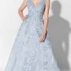 Ivonne D 122D67 - Venice Lace Appliques Evening Gown Ivonne D For Mon Cheri