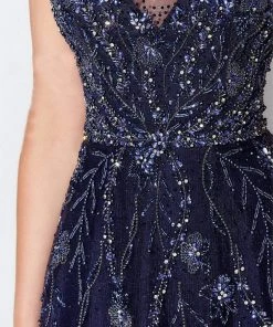 Ivonne D By Mon Cheri - 119D48 Stunning Beaded Tulle A-line Gown Ivonne D For Mon Cheri