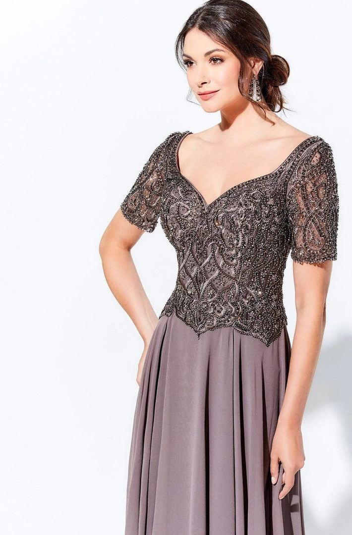 Ivonne D By Mon Cheri - 120D04 Beaded Long A-Line Dress 7 Ivonne D By Mon Cheri - 120D04 Beaded Long A-Line Dress