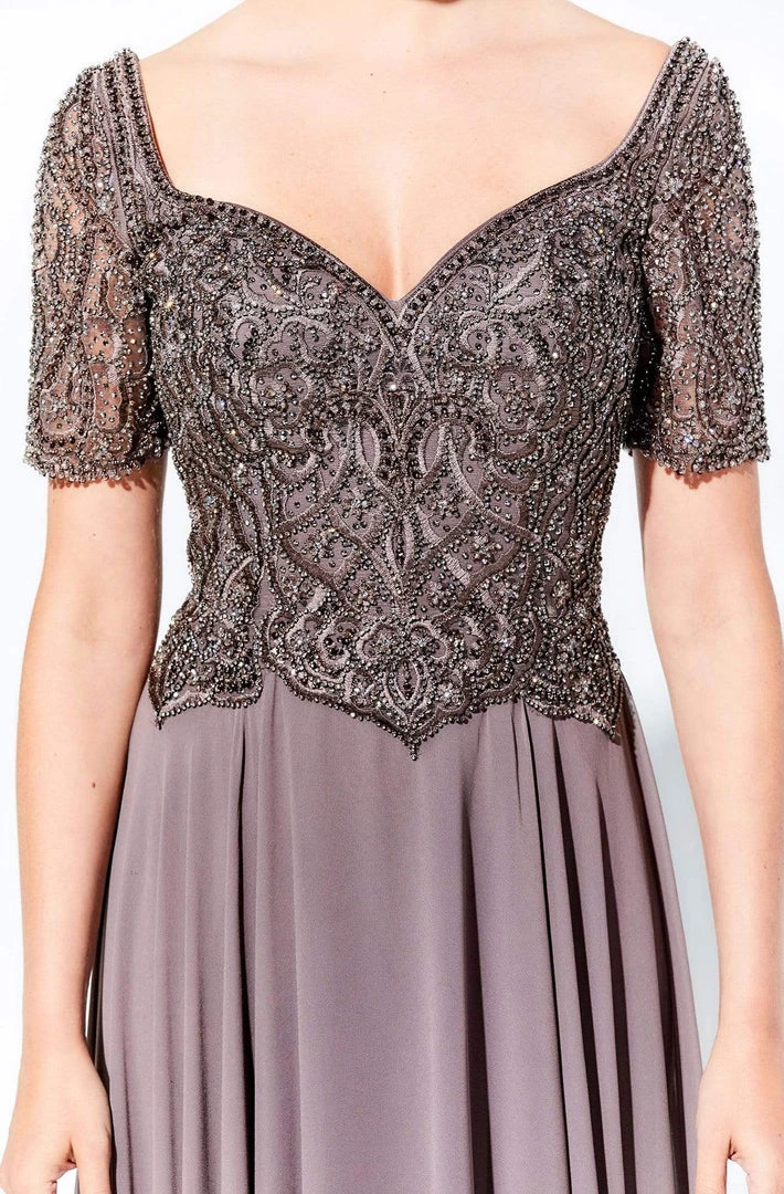 Ivonne D By Mon Cheri - 120D04 Beaded Long A-Line Dress 8 Ivonne D By Mon Cheri - 120D04 Beaded Long A-Line Dress