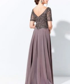 Ivonne D By Mon Cheri - 120D04W Beaded Long A-Line Dress 9 Ivonne D By Mon Cheri - 120D04W Beaded Long A-Line Dress
