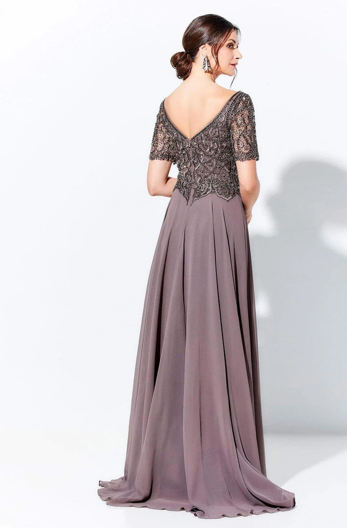 Ivonne D By Mon Cheri - 120D04W Beaded Long A-Line Dress 4 Ivonne D By Mon Cheri - 120D04W Beaded Long A-Line Dress