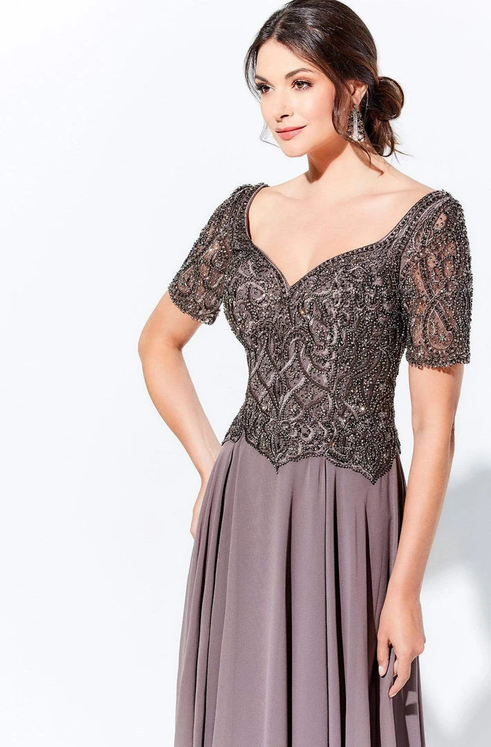 Ivonne D By Mon Cheri - 120D04W Beaded Long A-Line Dress 5 Ivonne D By Mon Cheri - 120D04W Beaded Long A-Line Dress