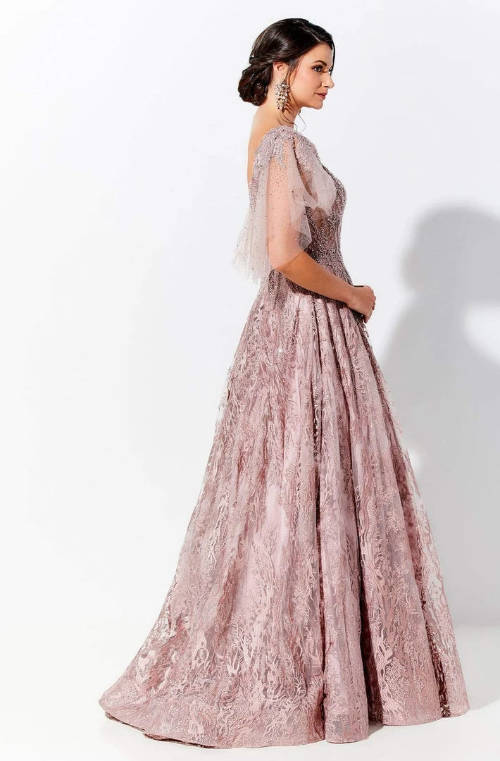 Ivonne D By Mon Cheri - 120D10W Detachable Sleeves Embellished Dress 8 Ivonne D By Mon Cheri - 120D10W Detachable Sleeves Embellished Dress