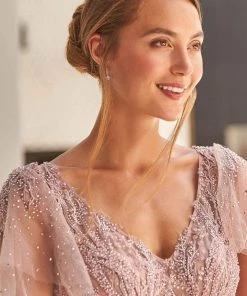 Ivonne D By Mon Cheri - 120D10W Detachable Sleeves Embellished Dress 28 Ivonne D By Mon Cheri - 120D10W Detachable Sleeves Embellished Dress