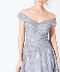 Ivonne D By Mon Cheri - 220D24 Embellished Off-Shoulder Gown 9 Ivonne D By Mon Cheri - 220D24 Embellished Off-Shoulder Gown