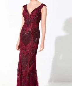 Ivonne D By Mon Cheri - 220D27 Beaded Sheath Gown Ivonne D For Mon Cheri 12 Ivonne D By Mon Cheri - 220D27 Beaded Sheath Gown Ivonne D For Mon Cheri