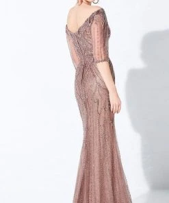 Ivonne D For Mon Cheri Ivonne D By Mon Cheri - 220D32 Metallic Sheath Gown 12 Ivonne D For Mon Cheri Ivonne D By Mon Cheri - 220D32 Metallic Sheath Gown