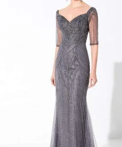 Ivonne D For Mon Cheri Ivonne D By Mon Cheri - 220D32 Metallic Sheath Gown 15 Ivonne D For Mon Cheri Ivonne D By Mon Cheri - 220D32 Metallic Sheath Gown