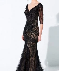 Ivonne D By Mon Cheri - 220D36 Sleeveless Embroidered Gown 9 Ivonne D By Mon Cheri - 220D36 Sleeveless Embroidered Gown