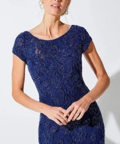 Ivonne D By Mon Cheri - Bateau Fit And Flare Evening Dress