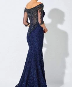 Ivonne D By Mon Cheri - Bateau Trumpet Evening Dress
