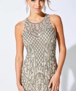 Ivonne D For Mon Cheri Ivonne D By Mon Cheri - Jewel Sheath Evening Dress