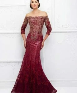 Ivonne D For Mon Cheri - 118D07W Ombre Sequined Off Shoulder Tulle Lace Gown 10 Ivonne D For Mon Cheri - 118D07W Ombre Sequined Off Shoulder Tulle Lace Gown