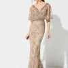 Ivonne D For Mon Cheri - 219D72 Embroidered Kimono Sleeve Lace Gown 2 Ivonne D For Mon Cheri - 219D72 Embroidered Kimono Sleeve Lace Gown