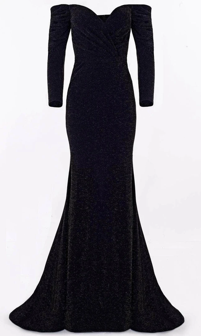 Janique 2157 - Off-shoulder Sweetheart Neck Evening Gown 8 Janique 2157 - Off-shoulder Sweetheart Neck Evening Gown