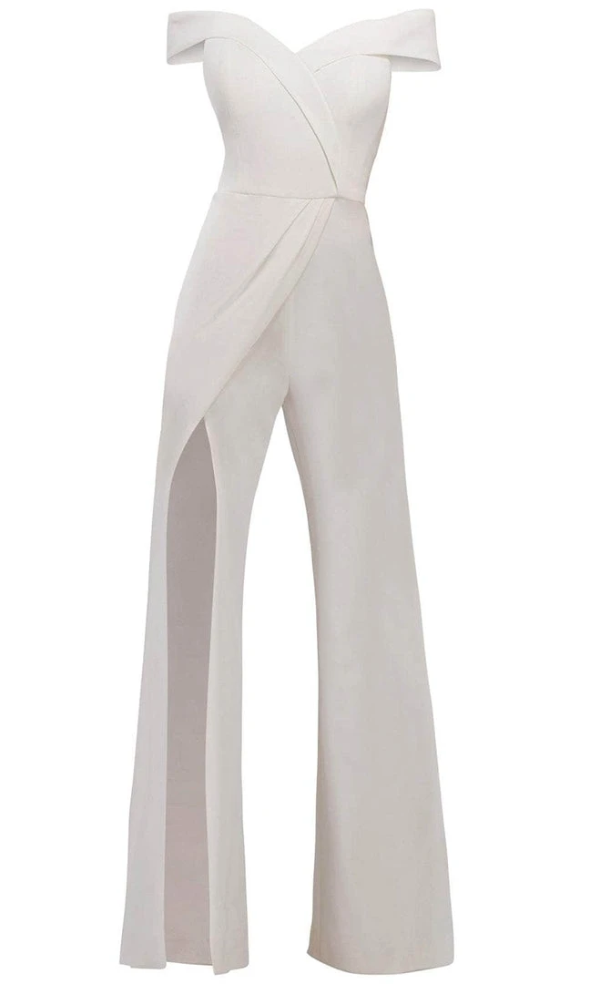 Janique - K6594 Off Shoulder Jumpsuit 6 Janique - K6594 Off Shoulder Jumpsuit